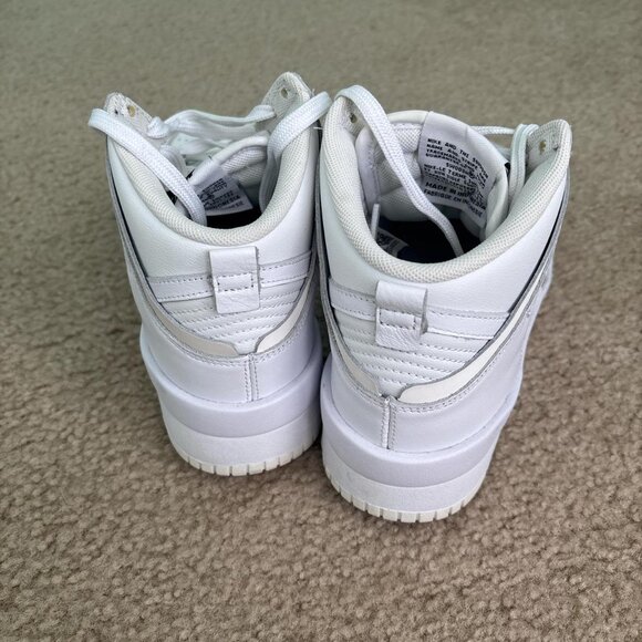 Nike Dunk High Up Rebel Summit Women's Shoes Size 7 White DH3718-100 - Picture 2 of 7